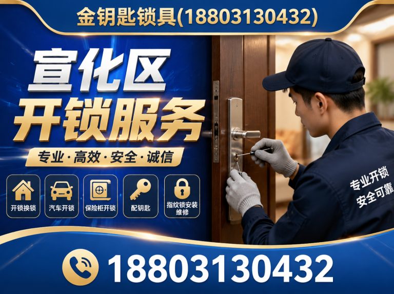 下花园区金钥匙锁具展示图