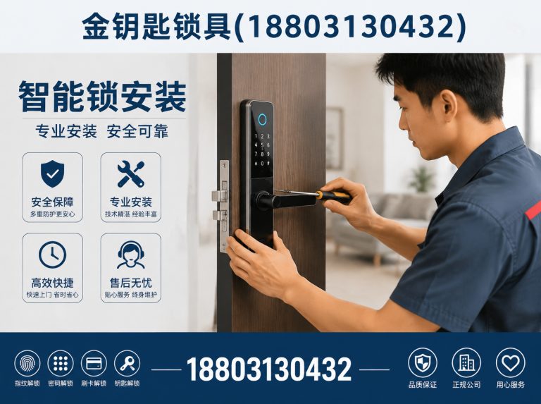 下花园区智能锁安装展示图